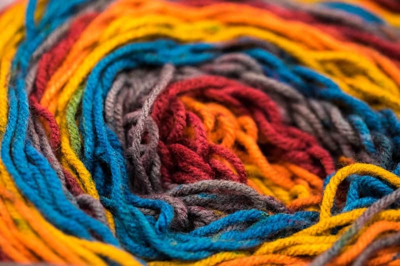 wool carpet yarn