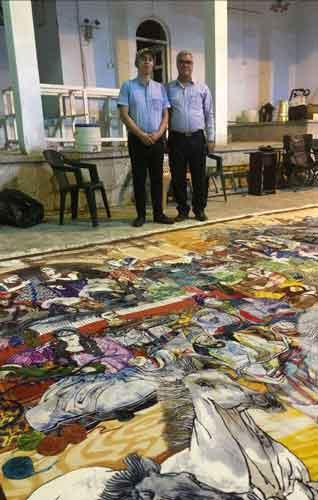 World’s Largest Pictorial Carpet Woven in Iran for China