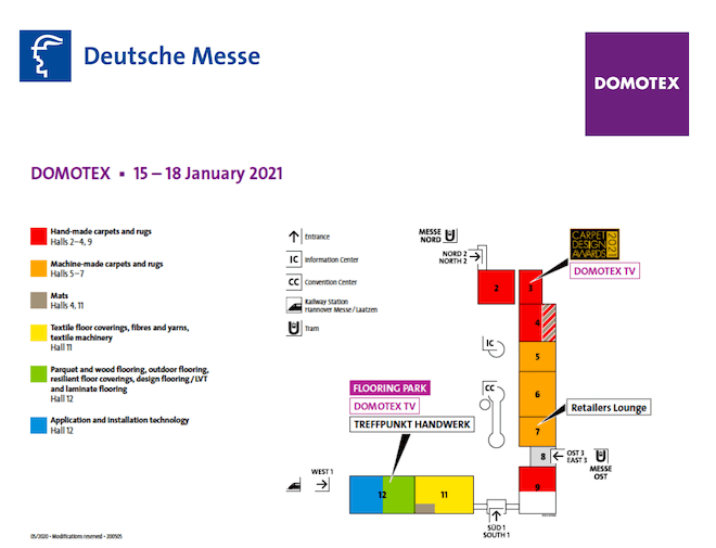 Vandewiele present at DOMOTEX Hannover 2020! 