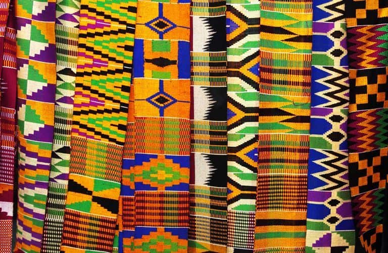 What Is Kente Cloth? originated in western Africa Middle East Africa