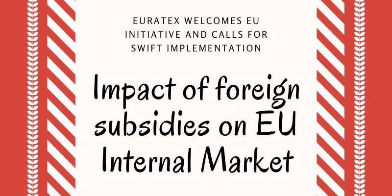 EURATEX welcomes EU initiative and calls for swift implementation