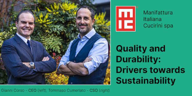 MIC ; Quality and Durability Are Our Drivers Towards Sustainability