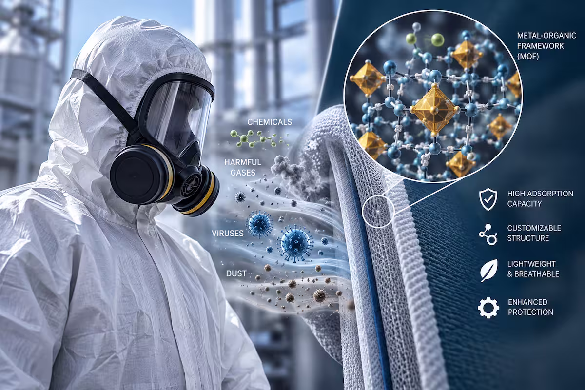 MOF-Enhanced Protective Filtration