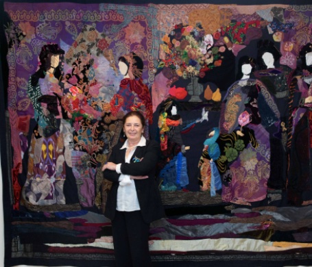 The Azerbaijan National Carpet Museum hosted the opening ceremony of the exhibition Fragments of Being representing artworks by the famous Georgian artist and art historian Nino Kipshidze.