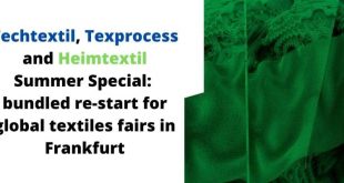 Techtextil, Texprocess and Heimtextil Summer Special: bundled re-start for global textiles fairs in Frankfurt