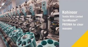 YARNMASTER® PRISMA FOR CLEAR REASONS KOHINOOR TEXTILE MILLS LIMITED RELIES ON UNIQUE TECHNOLOGY