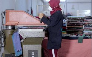 cutting-cloth-Sofrip-Tunisia-worker