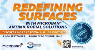 Microban® International to showcase innovative antimicrobial solutions for surfaces at TECNA 2022