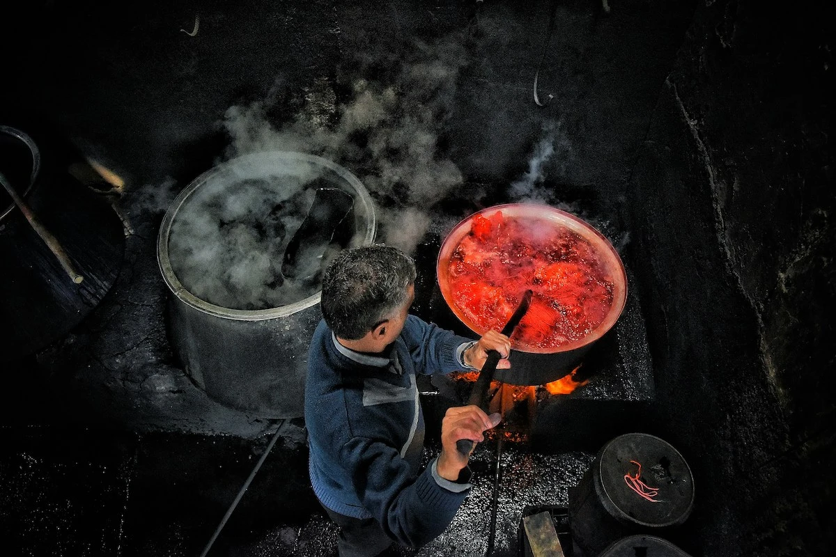 Persian Carpets: organic dyes