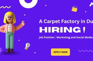 A job opportunity for Marketing and social media experts in Carpet Factory - Dubai