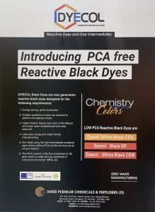 PCA free reactive dyes