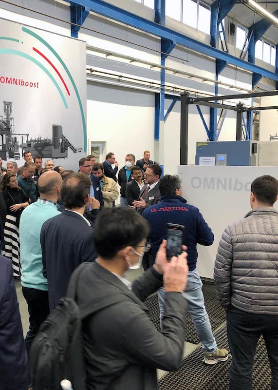 Gneuss Open House in Bad Oeynhausen: Presentation of new OMNIboost Recycling System Steals the Show