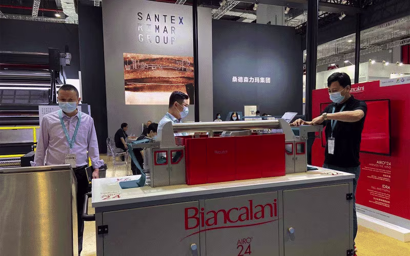 Biancalani booth in itma asia + CITME exhibition