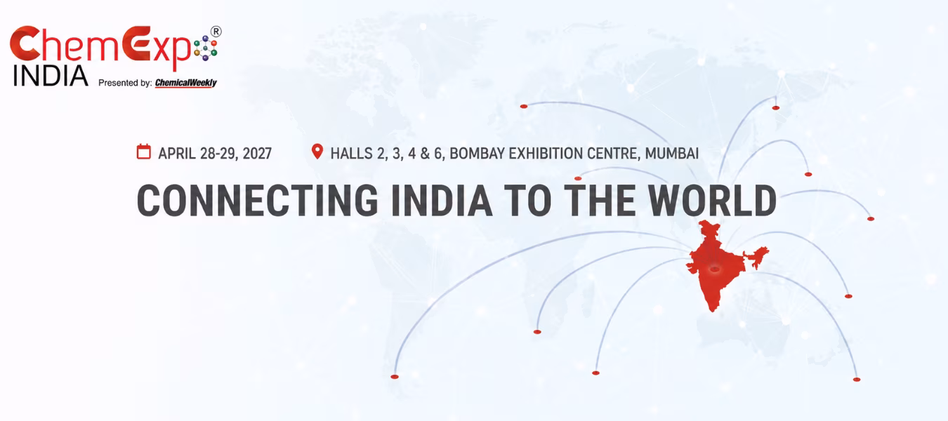 ChemExpo India 2027 international chemical industry exhibition in Mumbai India connecting global chemical manufacturers suppliers and industry professionals