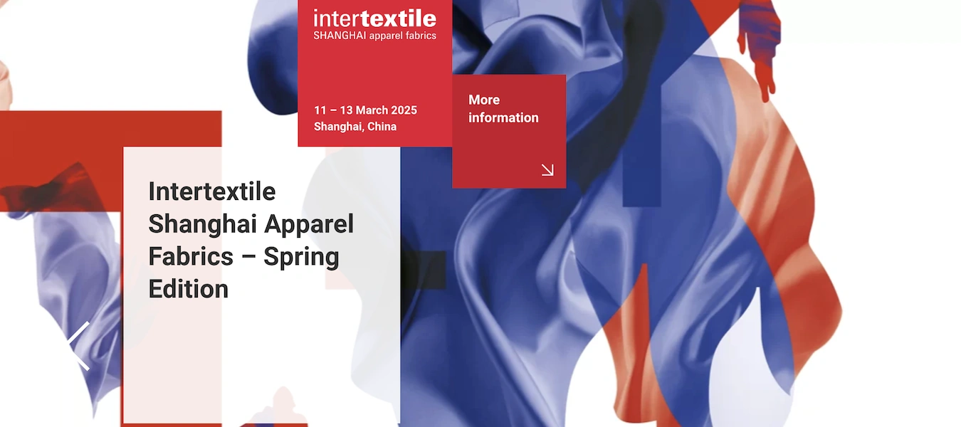 Intertextile Shanghai Apparel Fabrics, one of the largest textile and accessories exhibitions, will take place from March 11-13, 2025 at the National Exhibition and Convention Center (Shanghai). This major event provides a comprehensive platform for showcasing spring apparel fabrics and accessories to industry professionals worldwide.