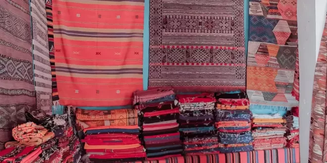 Tunisian Margoum rug
