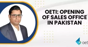 OETI: Opening of Sales Office in Pakistan