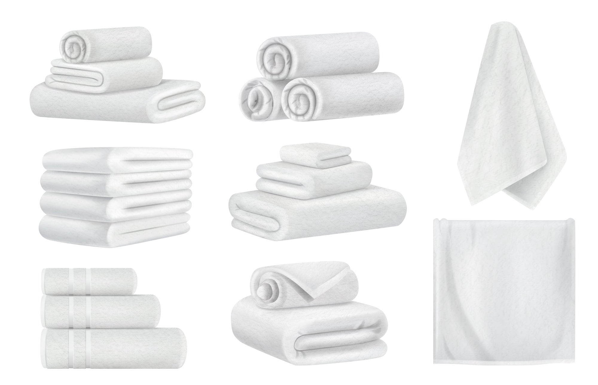 egyptian cotton towel white towel set