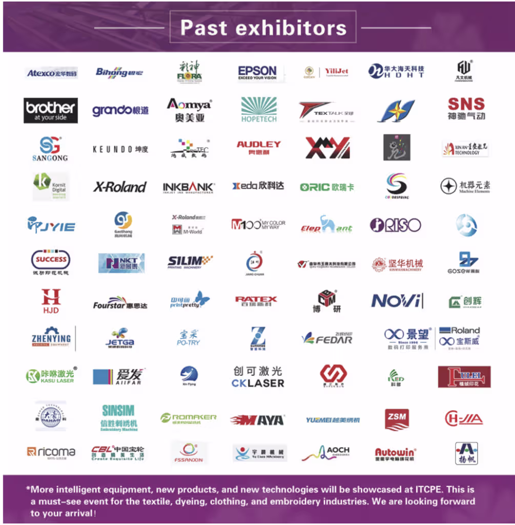 itcpe Guangzhou past exhibitors