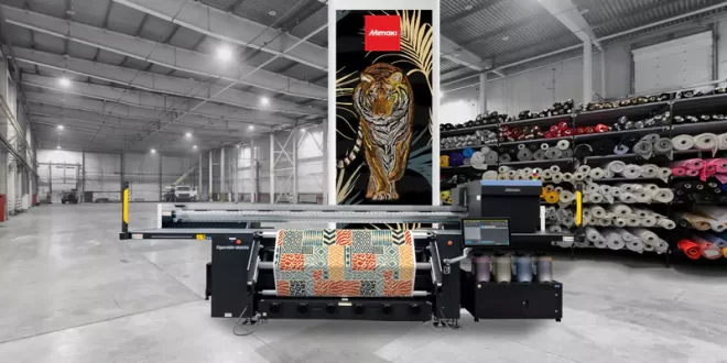 Mimaki Tiger600-1800TS is on top of the Industrial Sublimation Printing