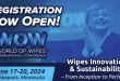 The World of Wipes® International Conference 2024 Opens Registration