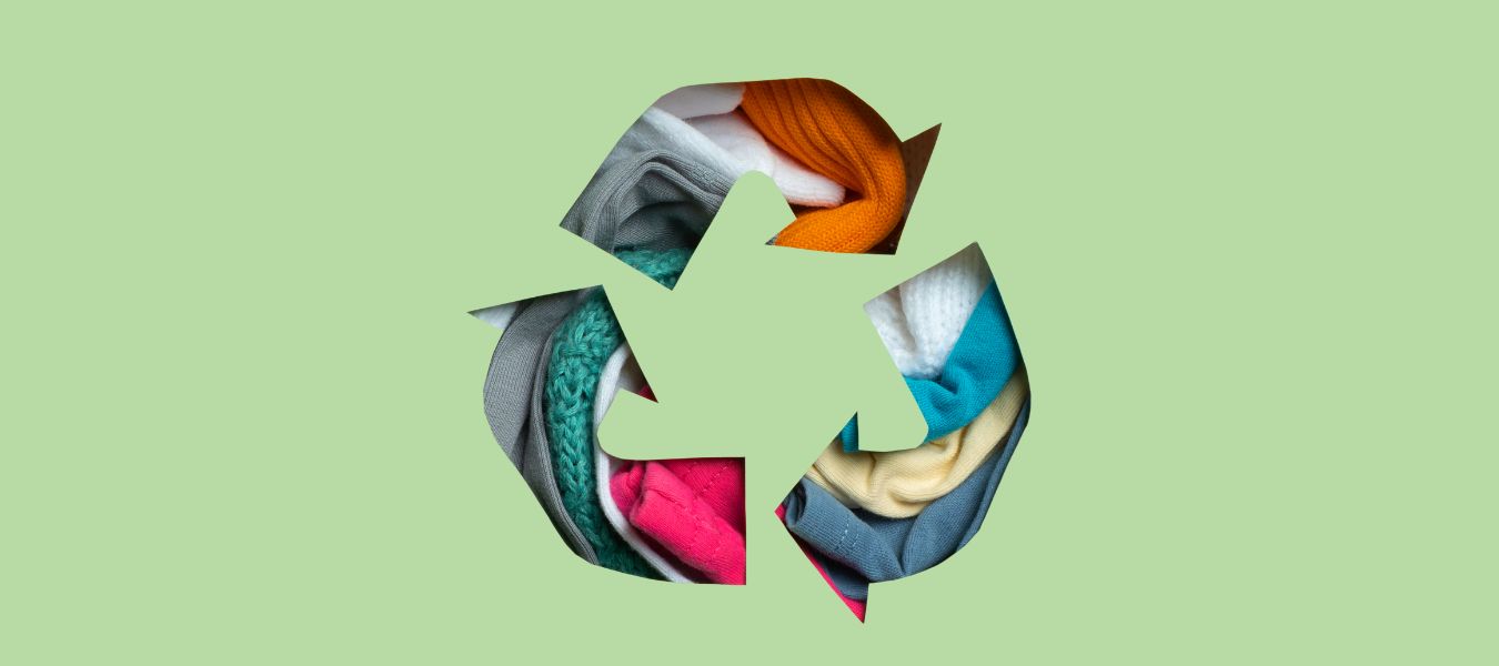 second hand cloth recycling symbol