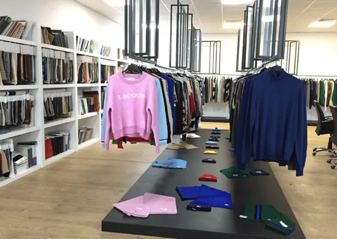 Tunicotex apparel showroom which implemented FastReactPlan