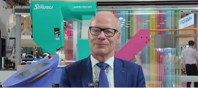 Mr. Fritz Legler, Head of Marketing at STÄUBLI Mr. Fritz Legler, Head of Marketing at STÄUBLI Introducing the SAFIR Pro S67: STÄUBLI Textile's Machine