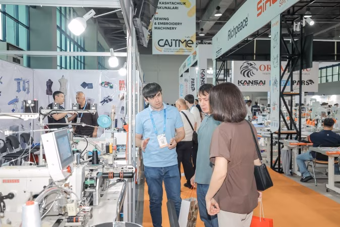 CAITME 2028 textile machinery exhibition at Uzexpocentre in Tashkent Uzbekistan