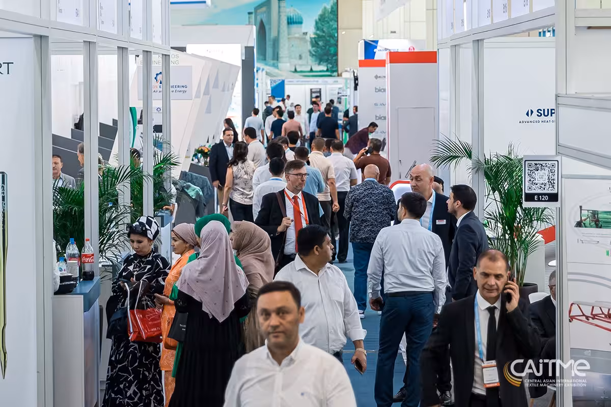 CAITME 2028 textile machinery exhibition at Uzexpocentre in Tashkent Uzbekistan