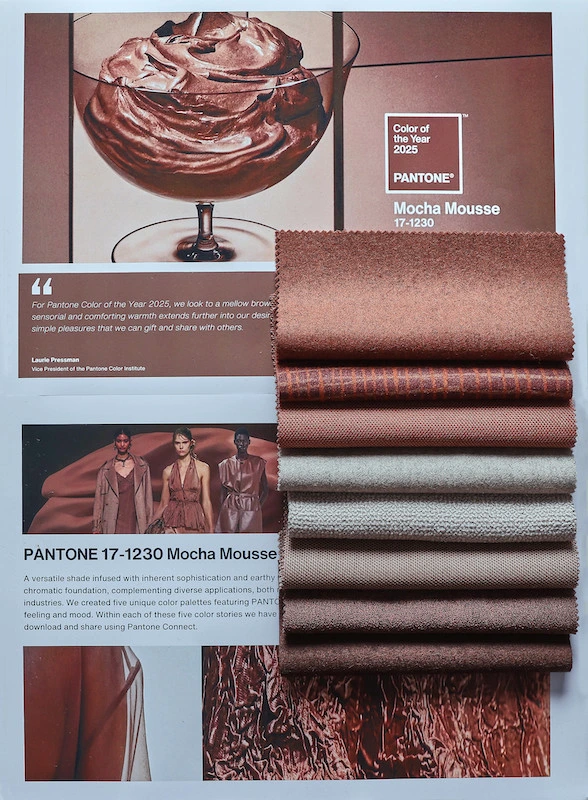 Textile Manufacturer Launches Digital Toolkit to Help Design Professionals Bring Mocha Mousse to Life