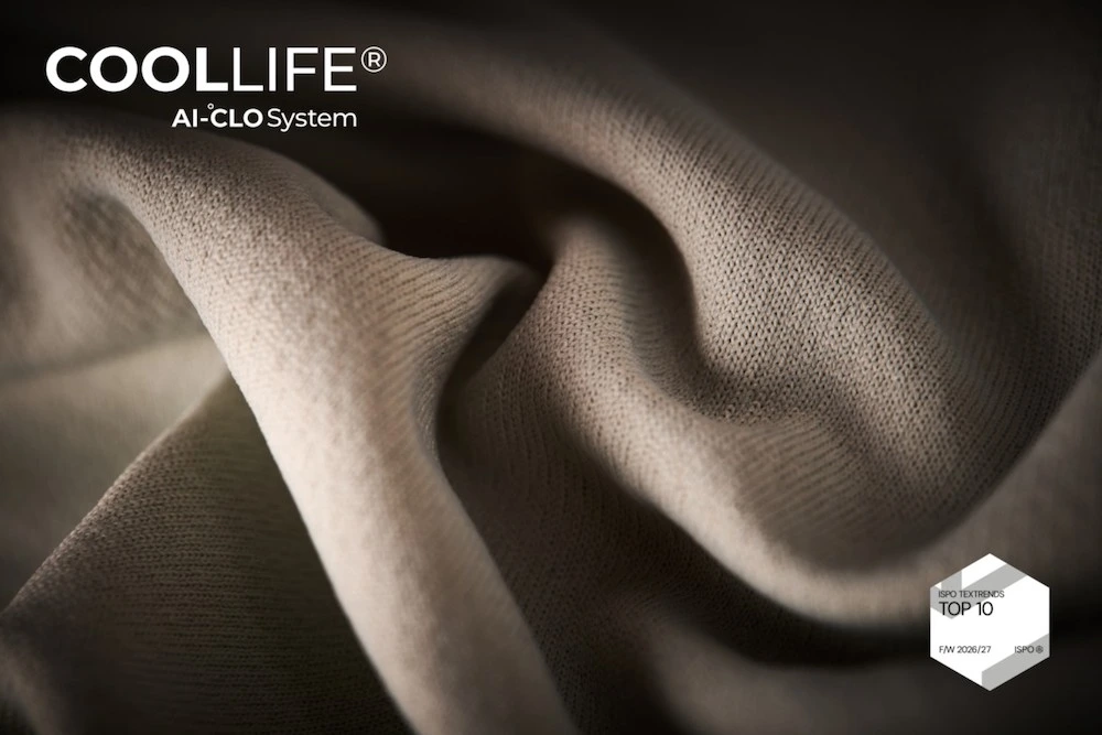 The AI-CLO System CoolLife® Full Dull Nylon Polyethylene Single Mesh Interlock Fabric