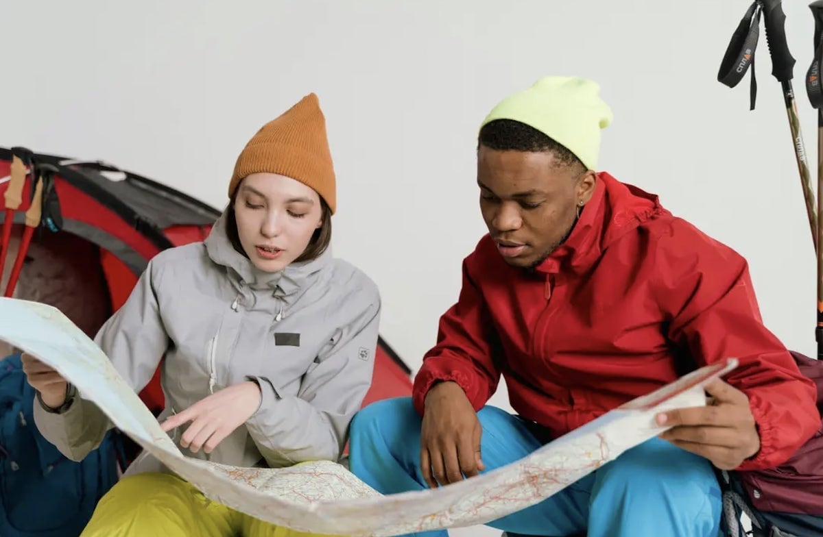 a girl and a boy wear sportwear with knitwear technology