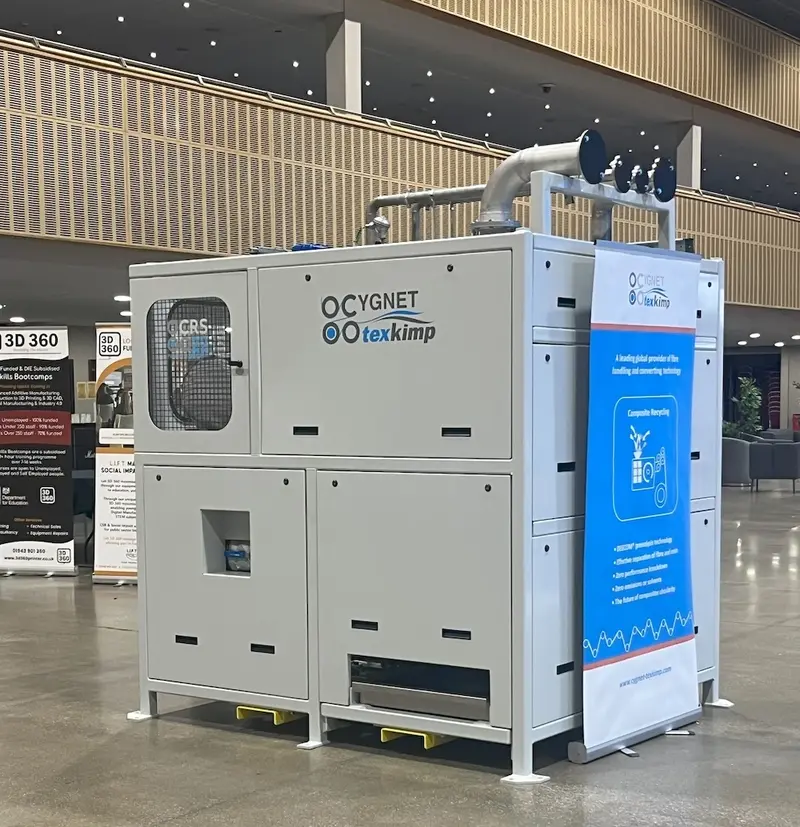 B&M Longworth DEECOM fibre reclamation unit.