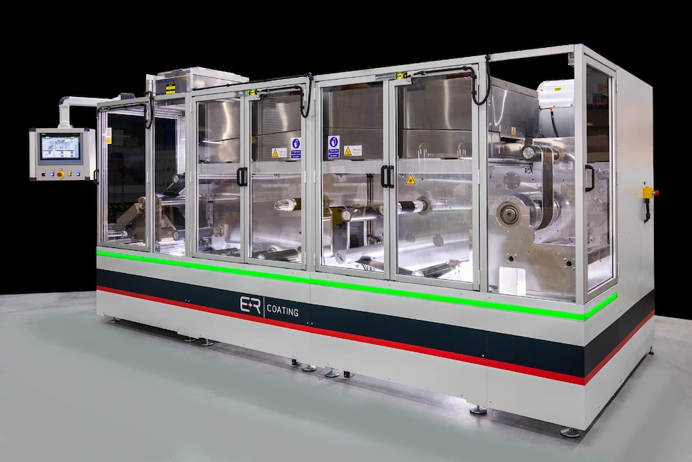 E+R’s latest Genesis Air coater is used for development in sectors such as battery technologies, fuel cells and medical products.
