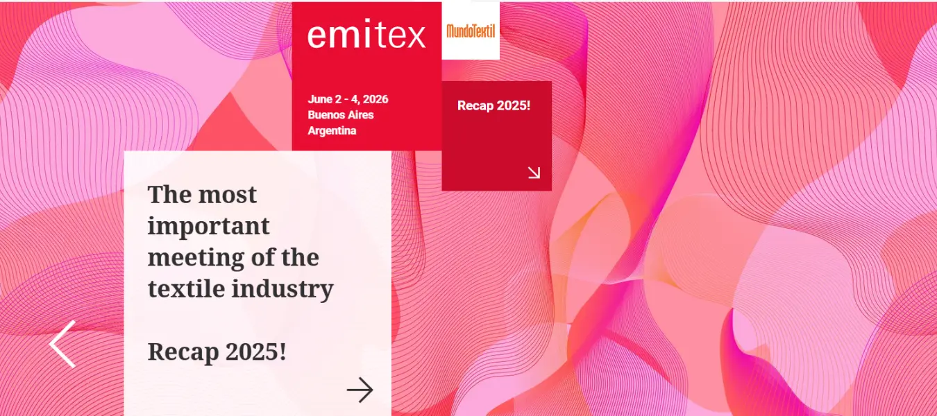 Garment industry professionals attending Emitex 2026 in Buenos Aires