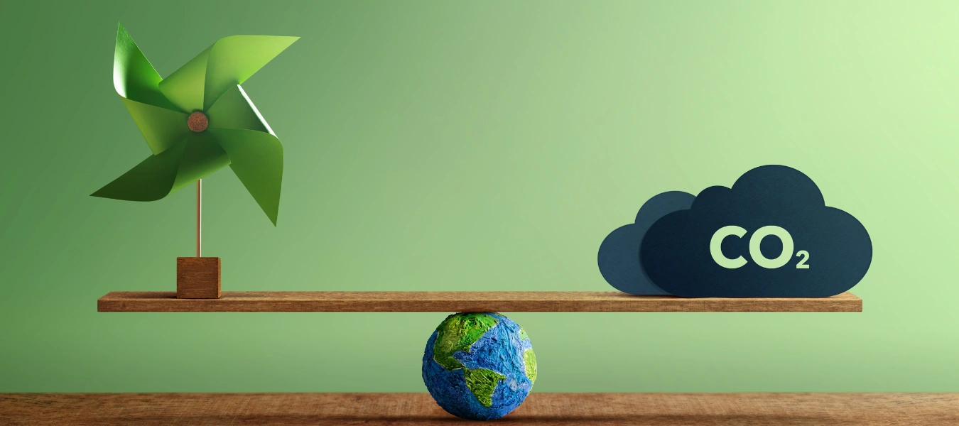 Carbon Neutral and ESG Concepts. Carbon Emission, Clean Energy.