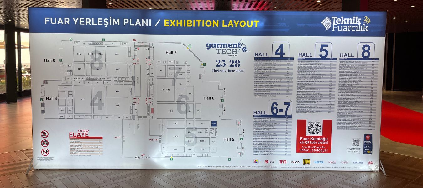 Garment Tech Istanbul 2025 exhibitor list