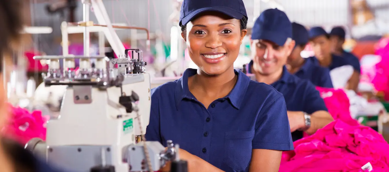 Goosie Tanoh speaking at Ghana’s garment sector meeting