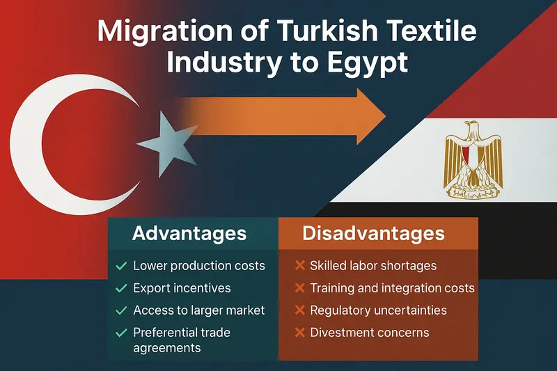 Relocating to Egypt: Pros and Cons for Turkish Textile Manufacturers