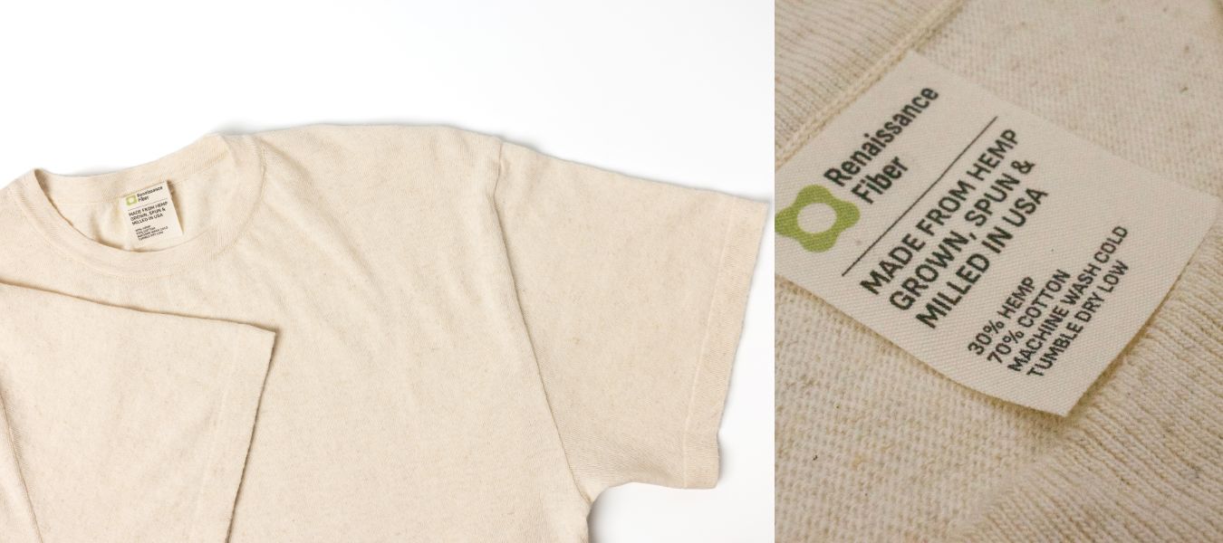 Renaissance Fiber Debuts First T-Shirt Made From US Degummed Hemp, Unlocking a Resilient Domestic Textile Supply Chain header