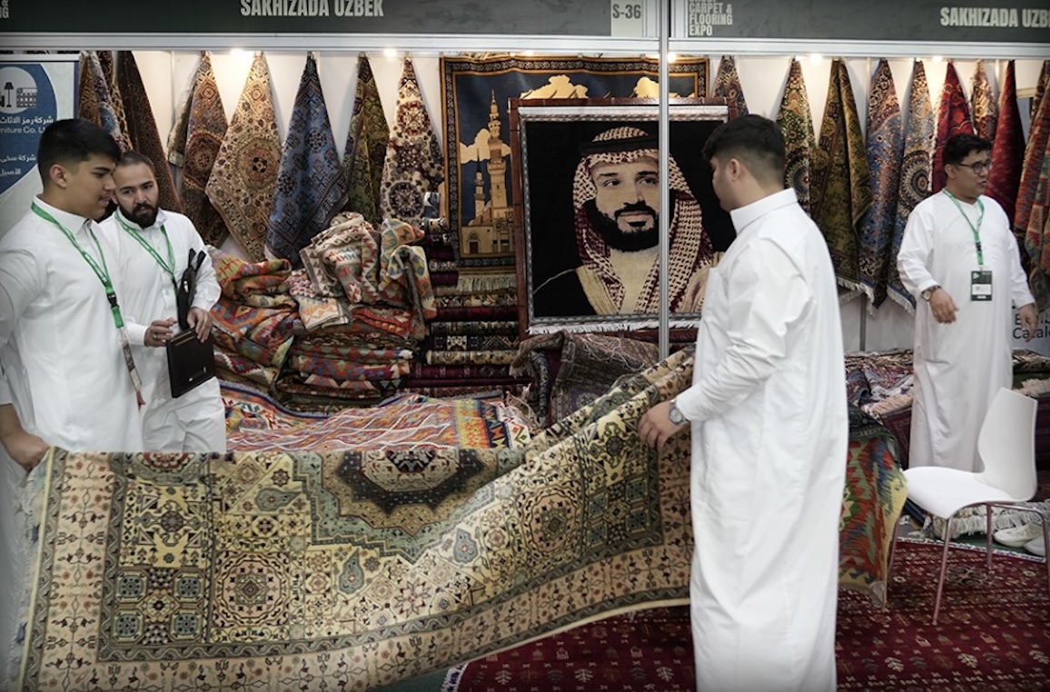 saudi arabia carpet and flooring expo stand