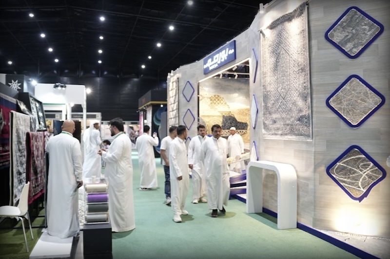 saudi arabia carpet and flooring expo stand