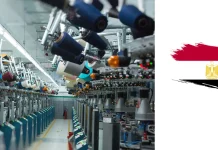 Egypt Apparel Chamber Launches Kenya Hub to Boost Garment Exports Garment products displayed in a textile export showroom supporting Egyptian apparel exports to Kenya and East Africa.