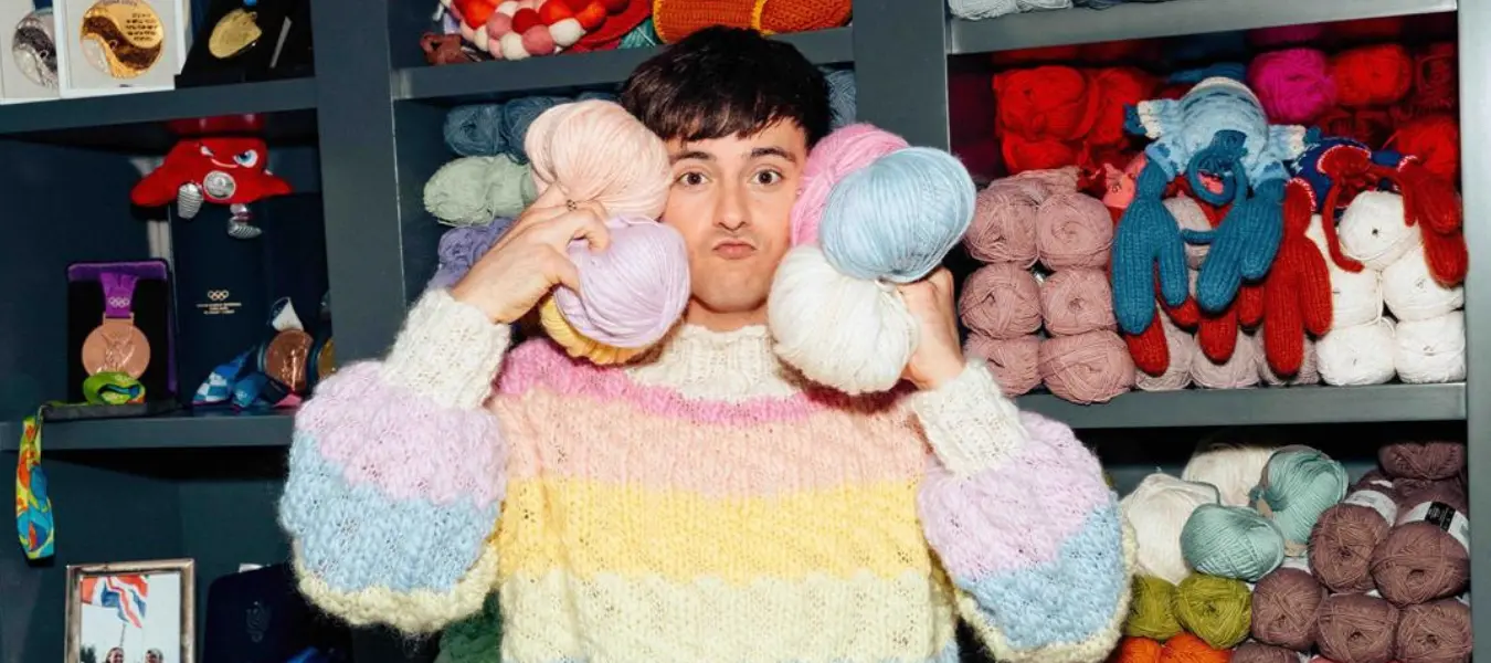 Tom Daley Knitting Kit Woolmark Showcases Wool Creativity