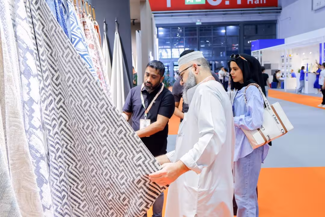 Intertextile Shanghai buyers from middle east