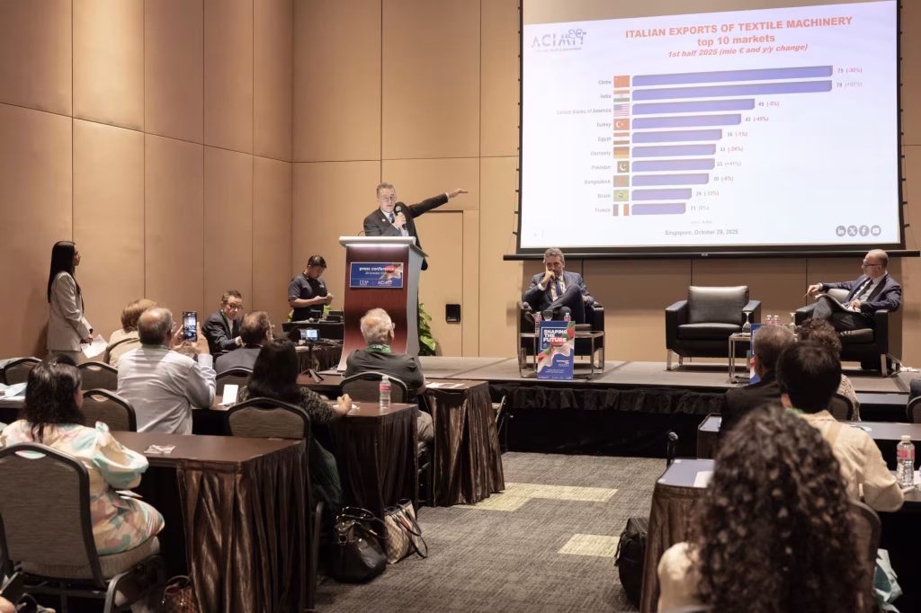 Italian textile machinery innovations at ITMA ASIA + CITME 2025 booth