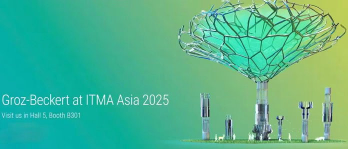 Groz-Beckert Groz-Beckert booth at ITMA Asia 2025 showcasing textile machinery innovations