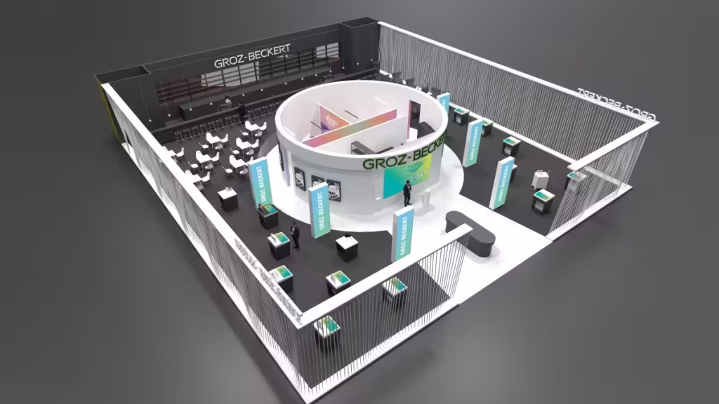 Groz-Beckert booth at ITMA Asia 2025 showcasing textile machinery innovations