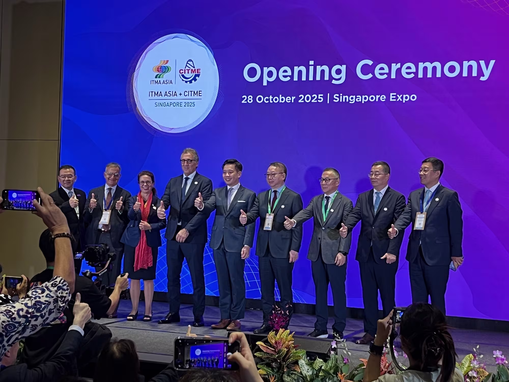 ITMA ASIA + CITME Singapore 2025 Opens